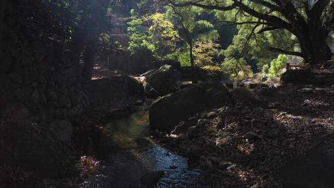 福建福安潭头镇龙井坑村航拍