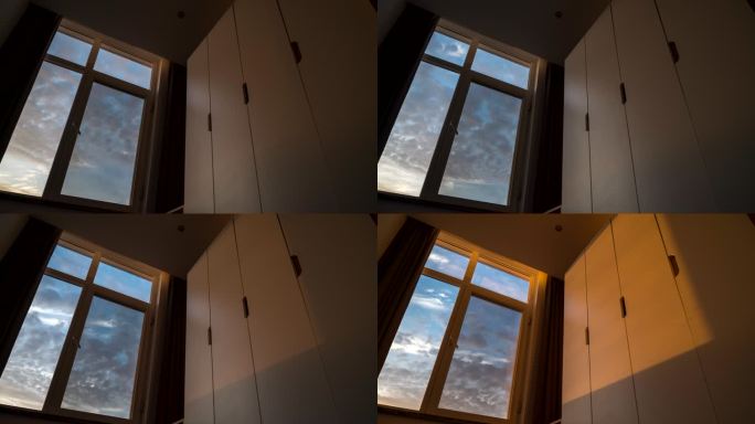延时摄影4K｜早上阳光照进卧室光影变化