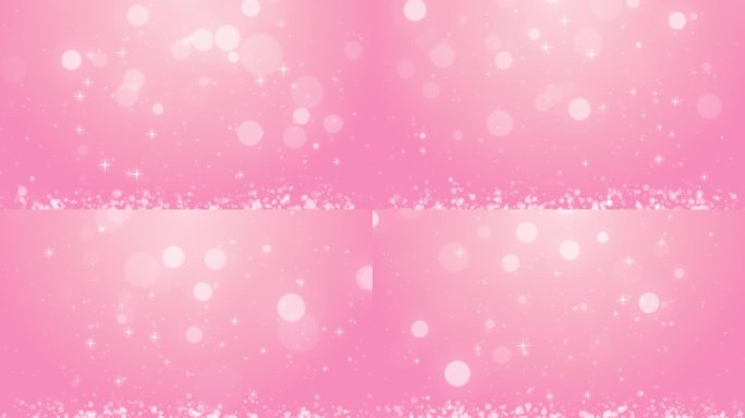 4K粉色光斑粒子背景循环