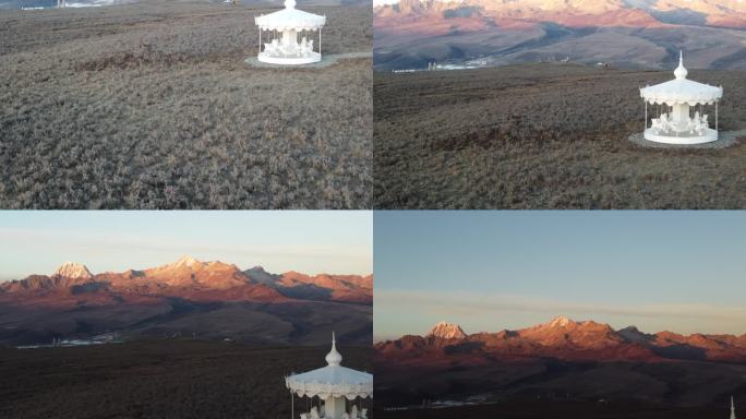 四川甘孜康定格底拉姆天空之城风景