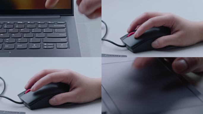 手指点击鼠标 触摸板 键盘