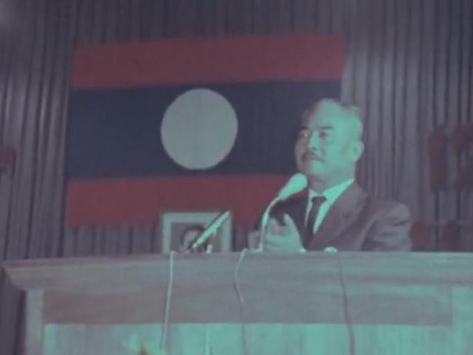 1970年苏发努冯庆祝老挝独立25 周年