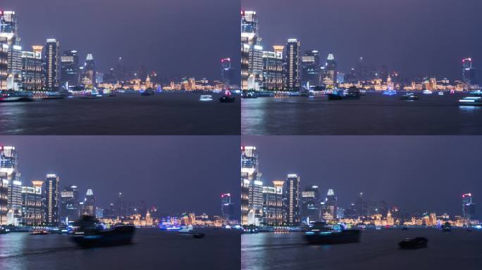 上海夜景延时拍摄