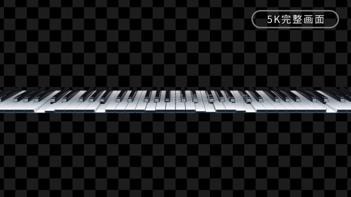 钢琴琴键钢琴键黑白键音乐乐器歌曲大屏音符