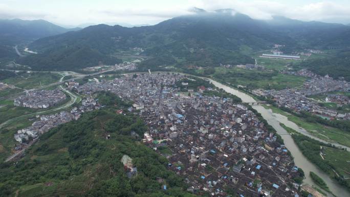 福建福安穆阳镇航拍