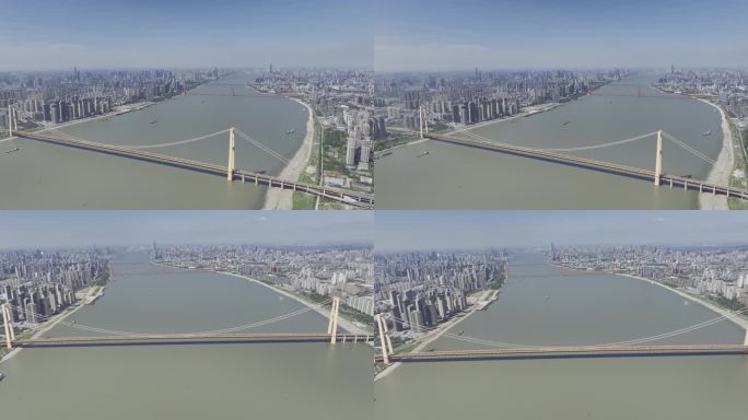 【御3航拍】杨泗港大桥长江两岸