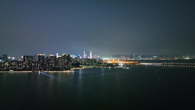 太子湾海岸线夜景