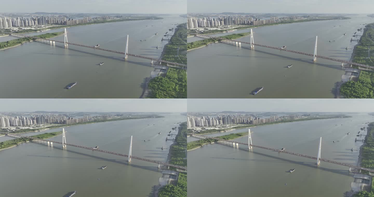 【御3航拍】武汉白沙洲大桥大景