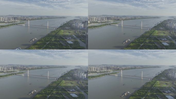 【御3航拍】汉阳白沙洲长江大桥