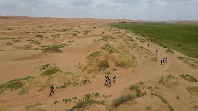 亚沙赛亚太商学院沙漠挑战赛徒步毅行航拍