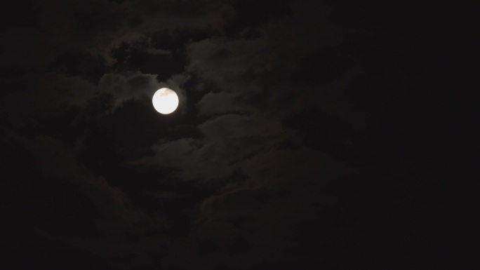 黑夜 天空 明月