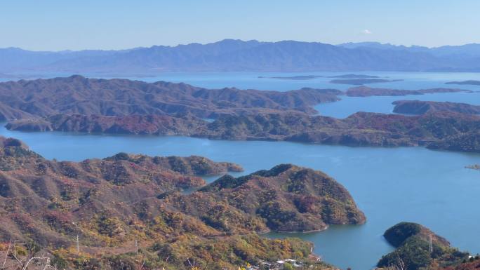 北京密云水库全景