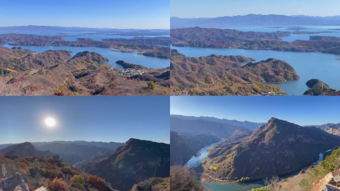 北京密云水库全景