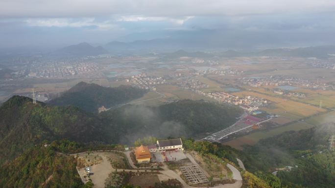 椒江太平山航拍视频素材