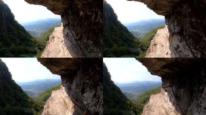 黄岩划岩山拍摄素材