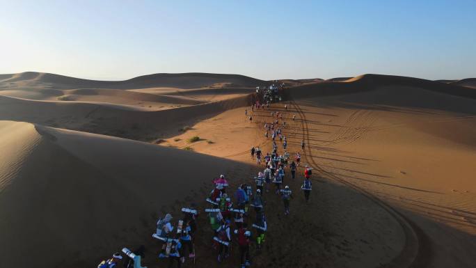亚沙赛亚太商学院沙漠挑战赛徒步毅行航拍