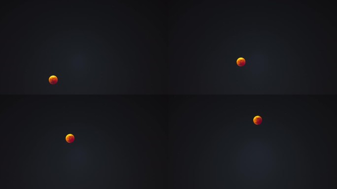月全食月掩天王星延时摄影