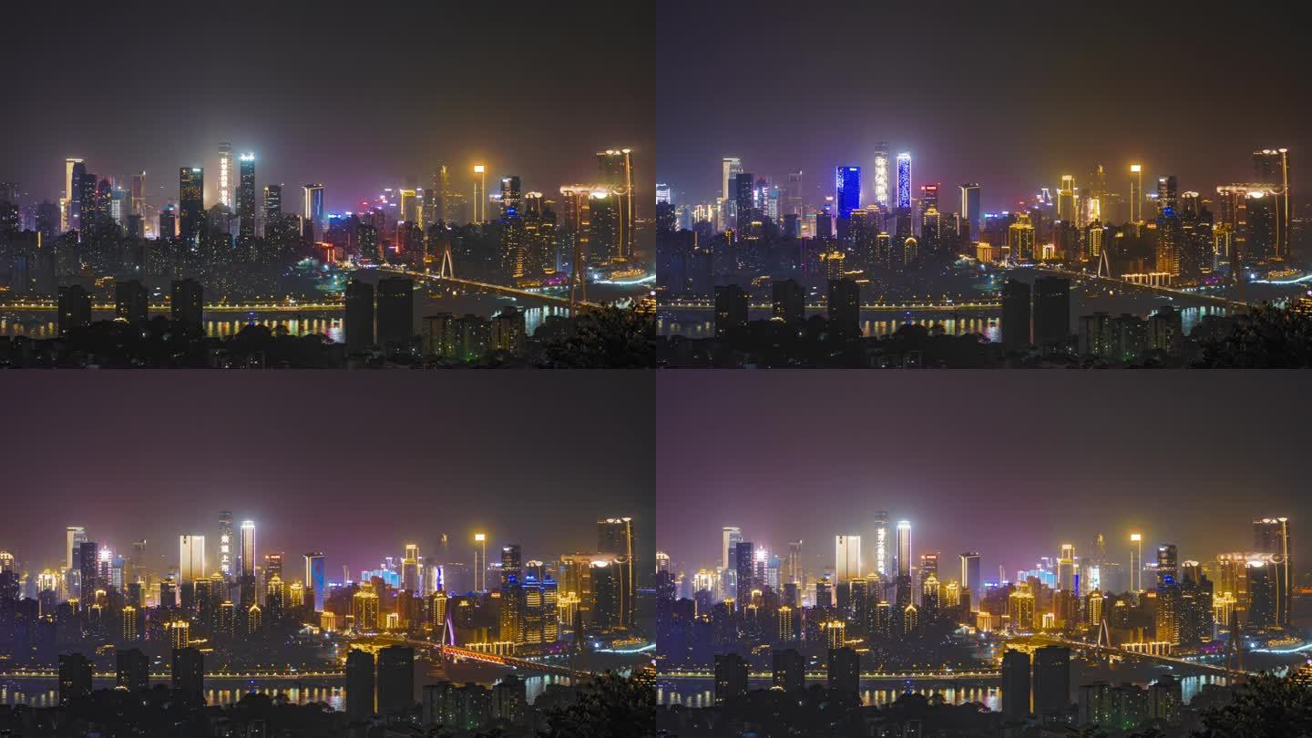 重庆天际线夜景