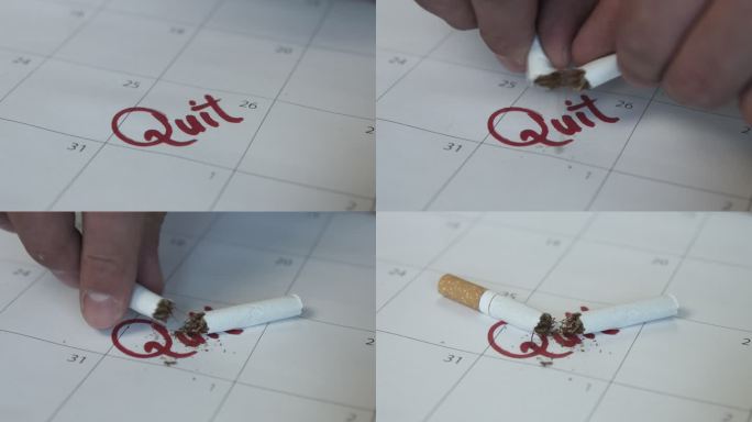 用月历戒烟决定戒烟日历单词