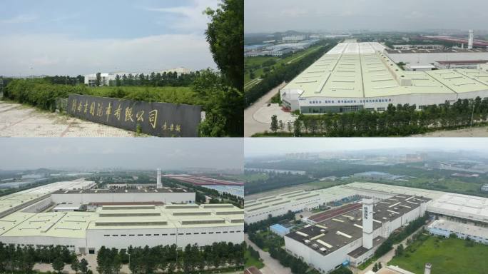 济南高新区吉利汽车厂区航拍镜头