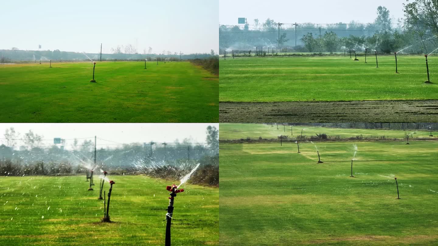 4K草坪自动灌溉系统 草坪维护