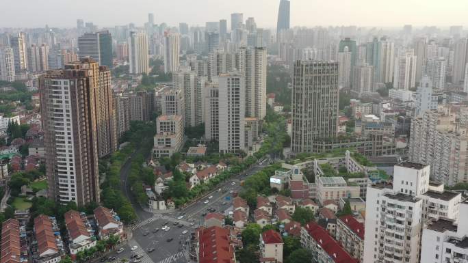 4K原素材-2022年上海疫情解封后街道