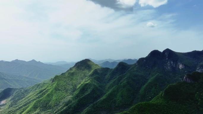 航拍大自然地理环境山西地标古建筑天然氧吧