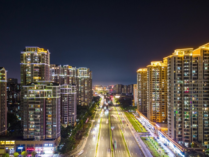 泰山路 夜景延时