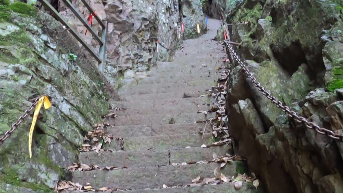 黄岩划岩山春色视频素材