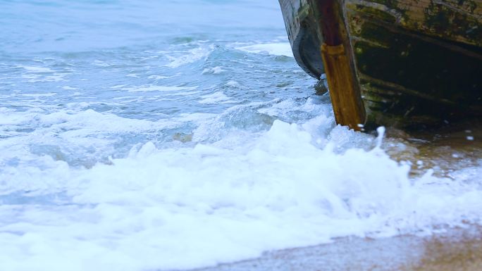 轮船 海面海港 日落