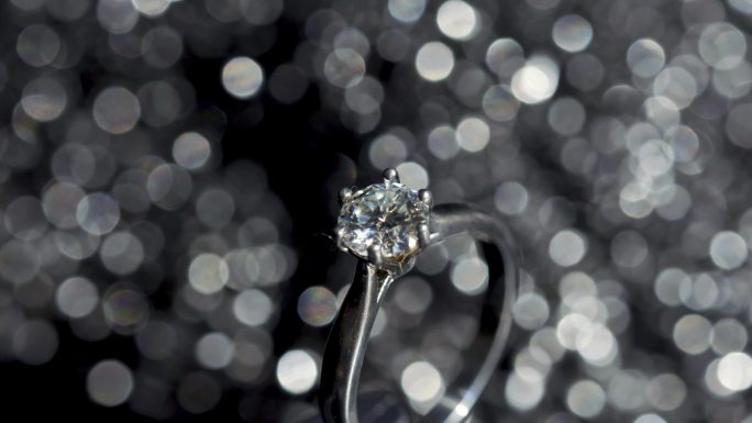 实拍钻戒婚戒戒指钻石、可商用