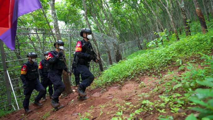 模拟边境边防警察特警巡警巡护边界线合集2