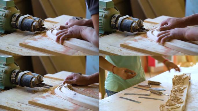传统工艺、手工、木雕