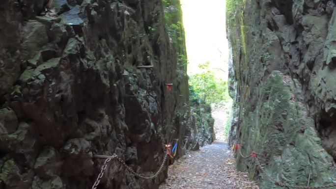 黄岩划岩山春色视频素材