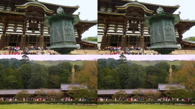 田地 古物建筑 人流