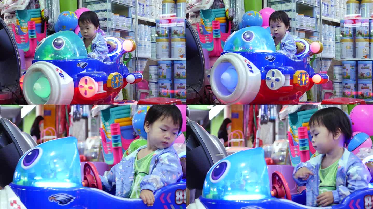 【原创】两岁小宝宝玩摇摇车