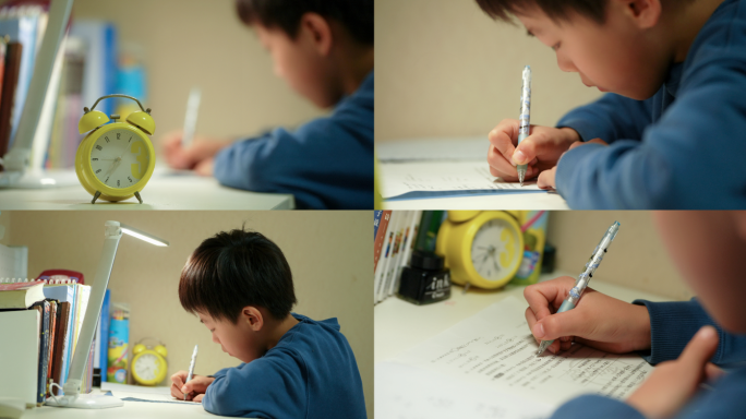 孩子写作业 学生学习