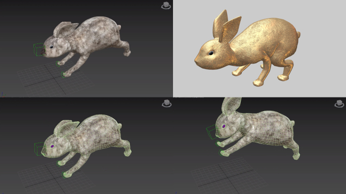 兔子模型max