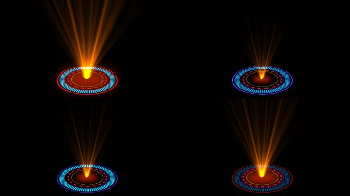 全息光投影科技转盘