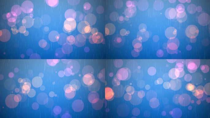 唯美粒子雨循环