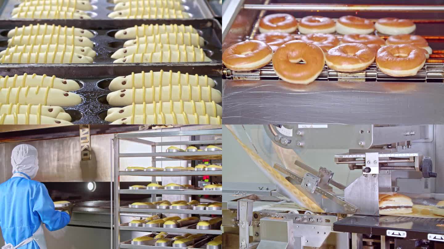 面包生产线 面包工厂 面包生产线 烤面包