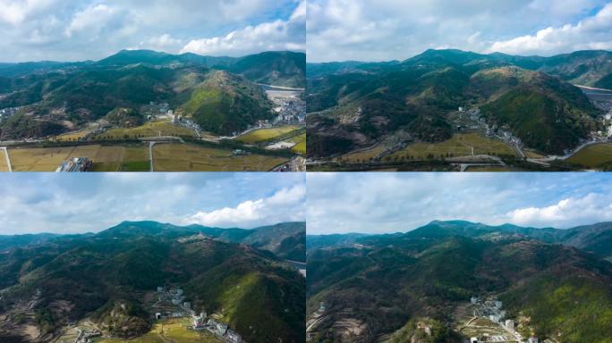 台州玉环沙门 山脉延时实拍视频 工业农业