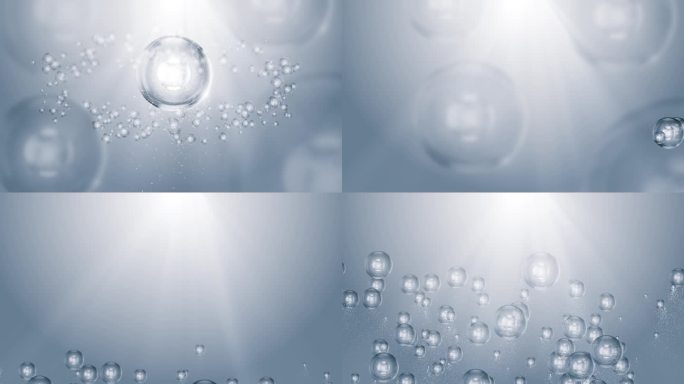 细胞水分子精华球模板