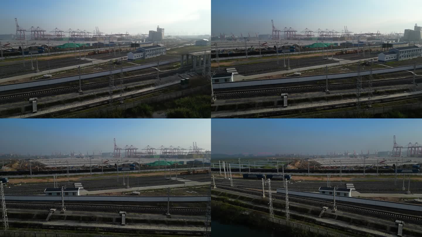广州港货运列车专线南沙港铁路运输