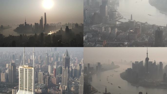 【4K原创航拍】清晨上海都市宣传片集锦