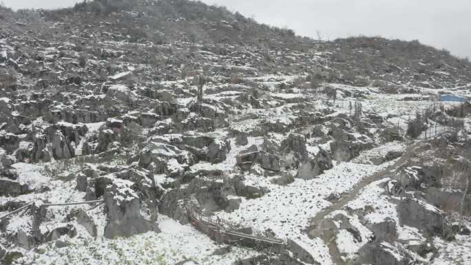 南天湖雪景