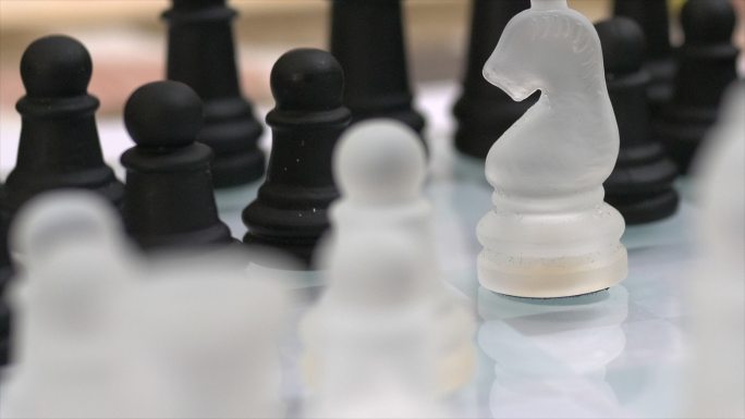 玻璃制战略游戏棋下棋国际象棋对弈