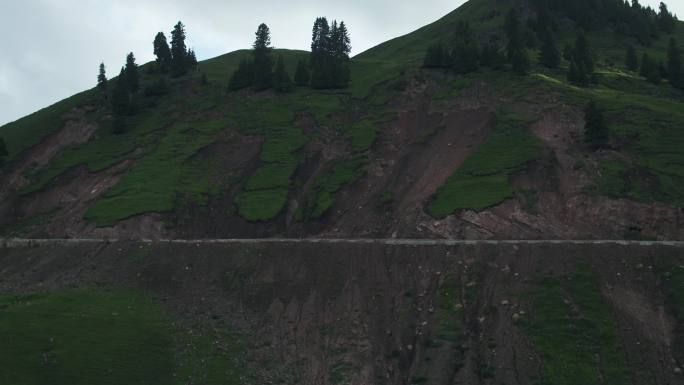 伊昭 公路 白石峰 山 伊黎 草原