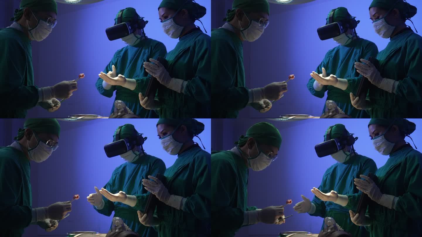 医生正在手术室为病人做手术。
