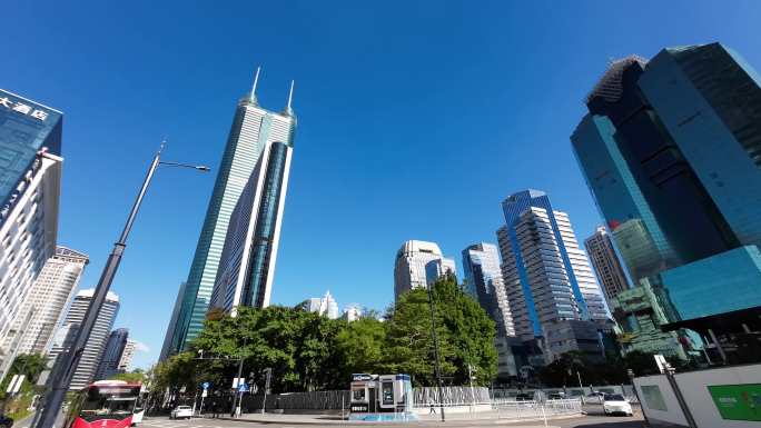 深圳地王大夏、城市街道